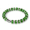 Gilded Jade | .925 Sterling Silver | Radiant Facets Crystal Bracelet